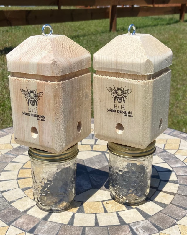 Carpenter bee traps, Twin pack